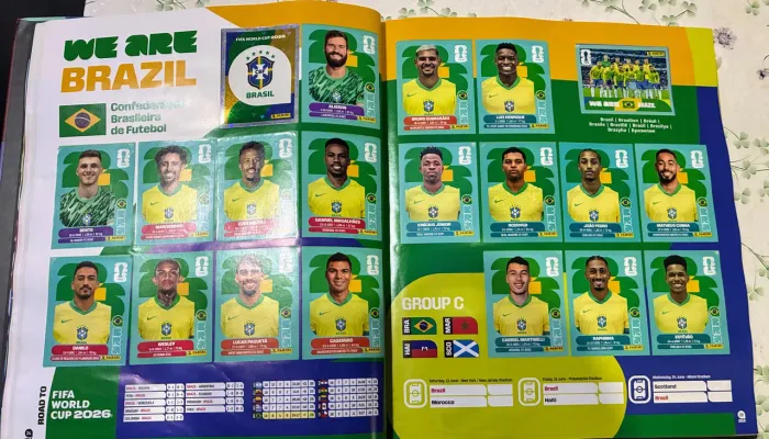 Figurinhas Copa 2026