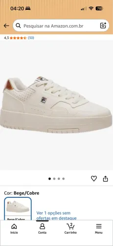 O Tênis Fila Ardenza Feminino é o calçado ideal para quem busca estilo autêntico e leveza.