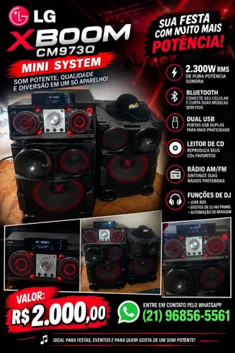 Som LG Boombox 9730