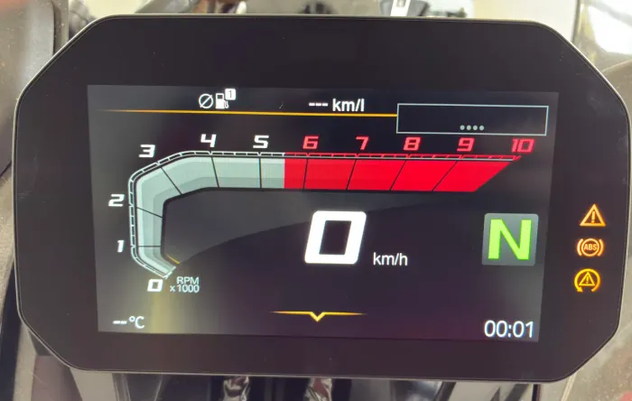 Painel de instrumentos TFT BMW GS
