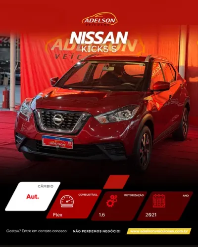 Nissan Kicks S 1.6 16V Flex 5P Aut. 2021