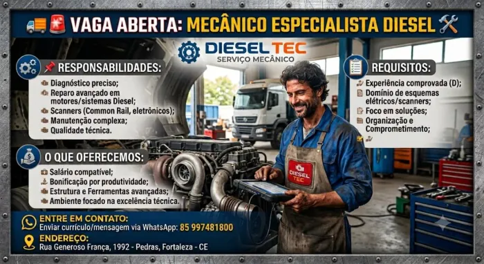 Vaga de mecânica 