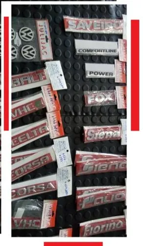 Letras de nomes carro e Emblemas Fiat Vw Gm jlwwq wjwju