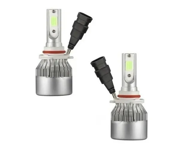 Par Lampada Xenon Com Ventoinha Super LED H3 6000K 12V