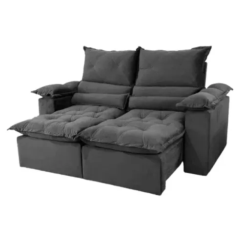 Sofá Retrátil e Reclinável Dubai 1,80m Pillow Top tt3