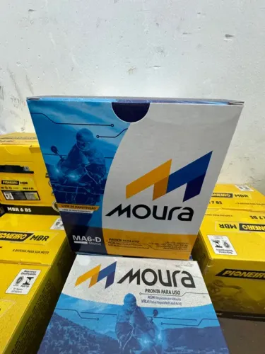 Bateria 6 amperes Moura 6 meses de garantia