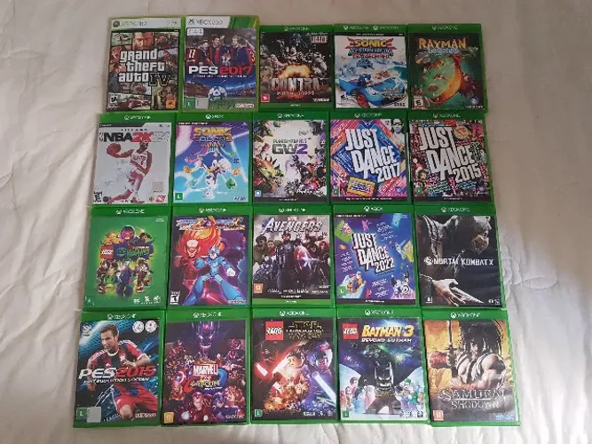 Jogos Xbox One e Xbox 360 Consulte Disponibilidade e Valores.