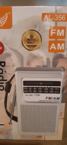 Rádio Portátil FM/AM AL-356