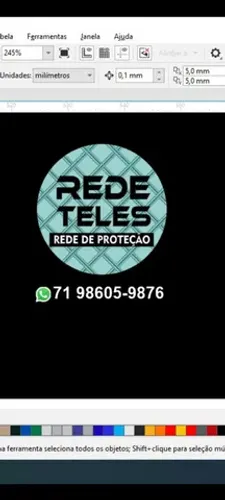 Rede de proteção para crianças e animais. 