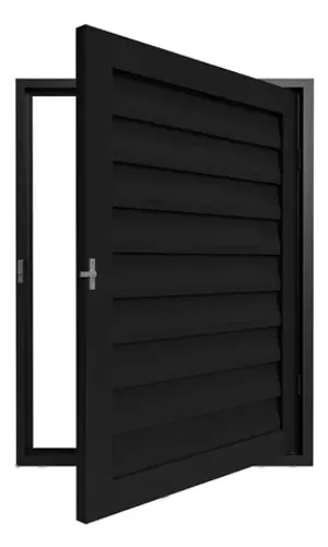 Porta alçapão Laminado 60x80 Galvanizado Preto