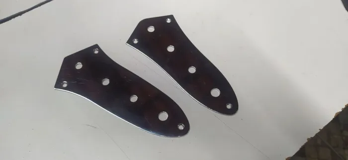 Control plate cromado Jazz Bass 