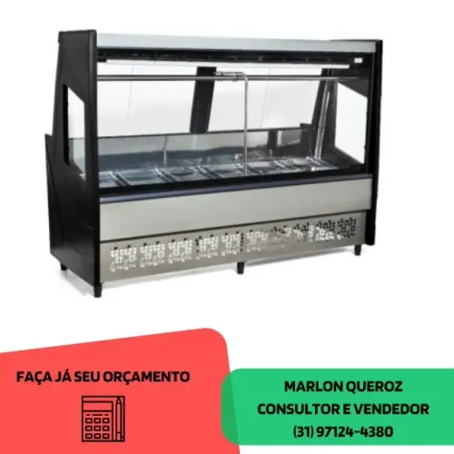 Balcao de Açougue Polar Preto 220V Novo