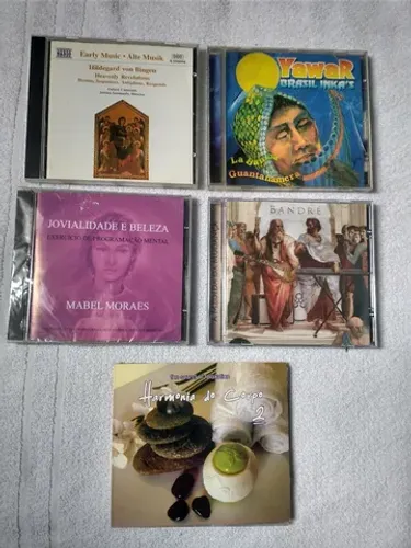 CDs originais 5 peças