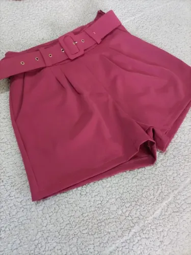 Short Alfaiataria Com Cinto