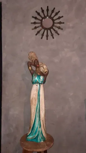 Estátua africana em gesso GG