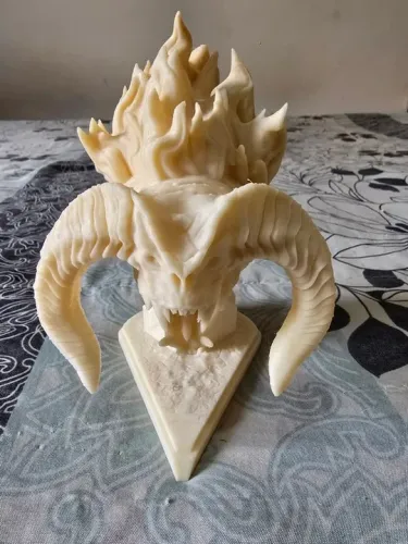 Busto Balrog impresso em 3D