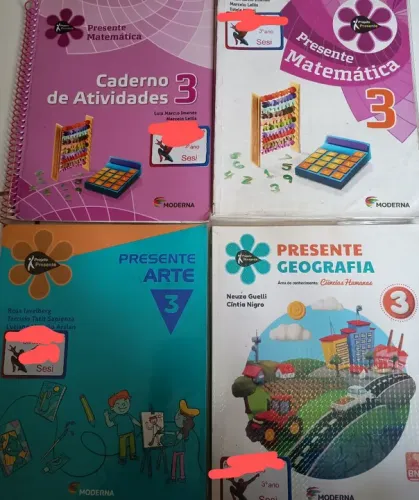 Presente Ciências, Matemática, História, Português.....