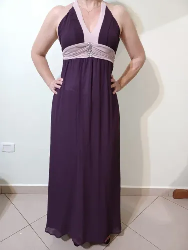 Vestido de Festa em Crepe fino forrado tam. 38/40