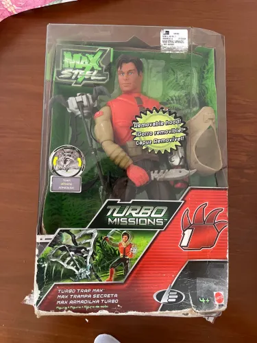 Boneco MaxSteel raro 