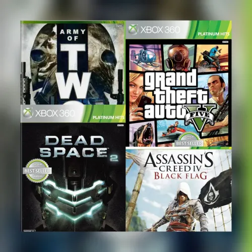 Jogos de Xbox 360 - escolha 4 jogos