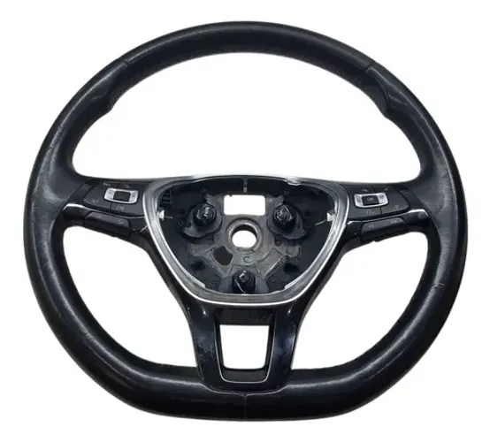 Volante Multifuncional Original VW Golf Comfortline 2018 Preto