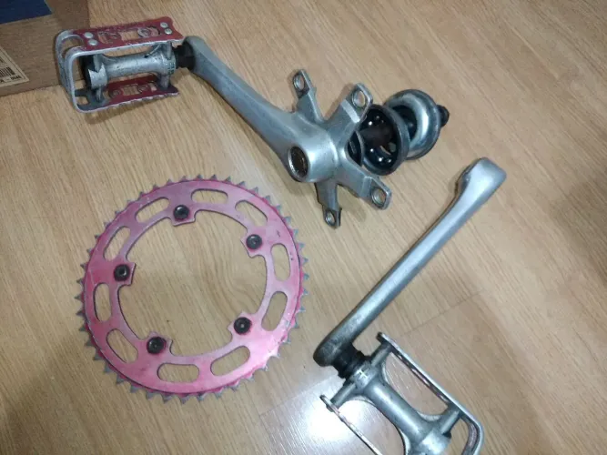 Pedivela c/ coroa completo sugino pedais Kkt Caloi Extra Light