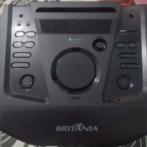 Caixa de Som Amplificada 1700w RMS Britânia - aceito cartão e trocas 