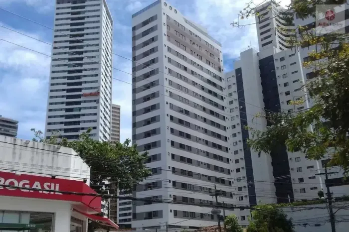 ALUGO ÓTIMO FLAT MOBILIADO COM LAZER COMPLETO EM CASA FORTE - RECIFE