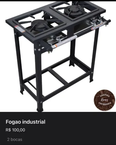 Aluguel de Fogão Industrial 2 Bocas