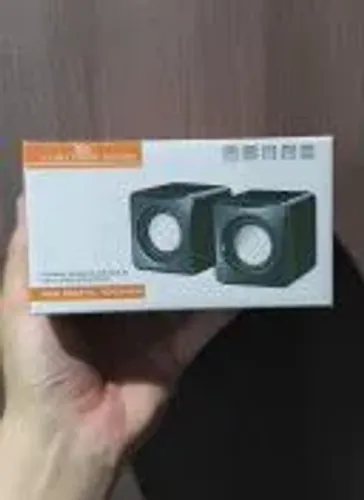 Mini caixa de som para computadores e notebook