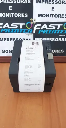 Impressora de cupom e leitor de código de barras  