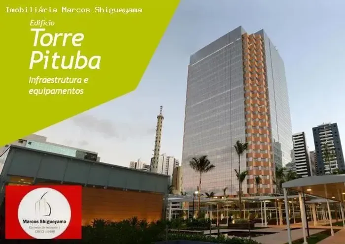 Laje Corporativa para Locação em Salvador, Pituba, 4 banheiros, 44 vagas