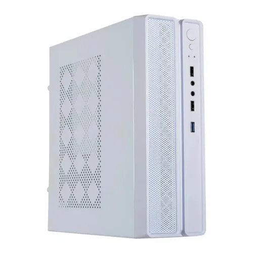 Gabinete SFX Office Bluecase White Slimdesk com Fonte 200W BG-2002W - Micro-ATX - WZetta