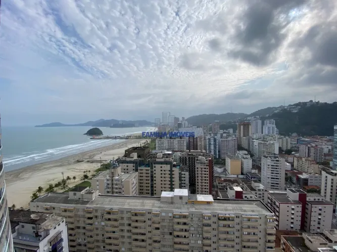 Apartamento à venda 3 quartos Garden vista mar Pompéia Santos