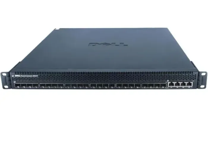 Switch Dell Power Connect 8024F 24 portas 10 Gbe SFP+ 4 Portas Gigabit RJ45 Layer 3