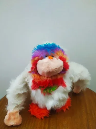 Boneco Macaco Branco De 1986