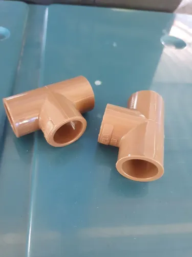 20 Tee soldavel pvc marrom 20mm
