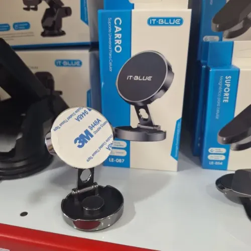 Suporte Veicular para Celular Magnético com Dupla Face