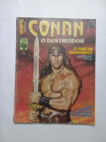 Quadrinhos Conan O Destruidor Editora Abril 1985 Otima