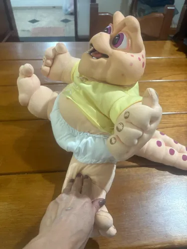 Boneco baby família dinossauros