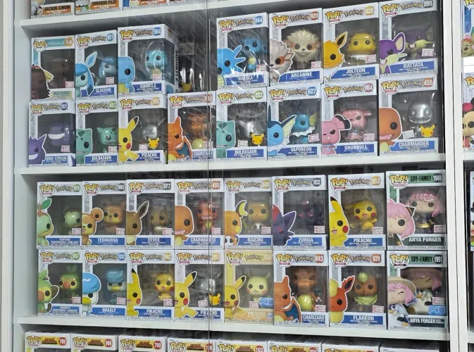 Super estoque de Funko Pop Pokemon