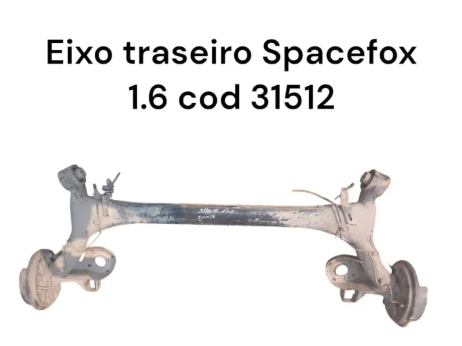 Eixo Traseiro Spacefox 1.6 - Peça Automotiva