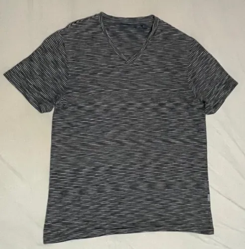 Camiseta Listada Fina Perri Ellis Tam M
