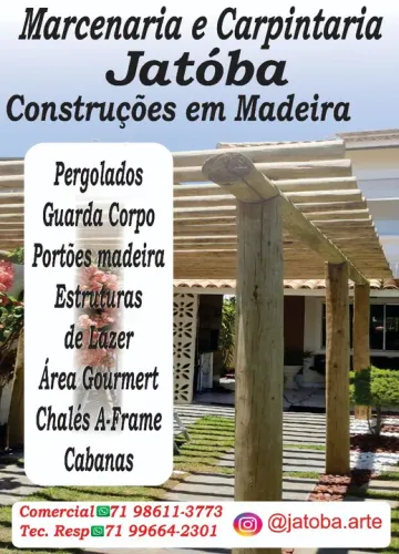 Pergolados e Estruturas em Madeira 