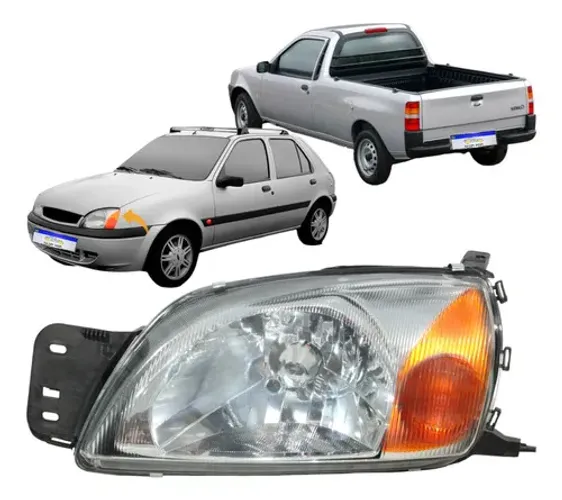 Farol Fiesta Courier 2000 2001 2002 2003 2004 2005 A 13 L.e Esquerdo