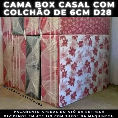 Cama box casal 