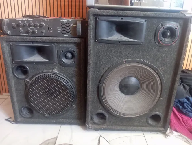 Caixas de som completas 