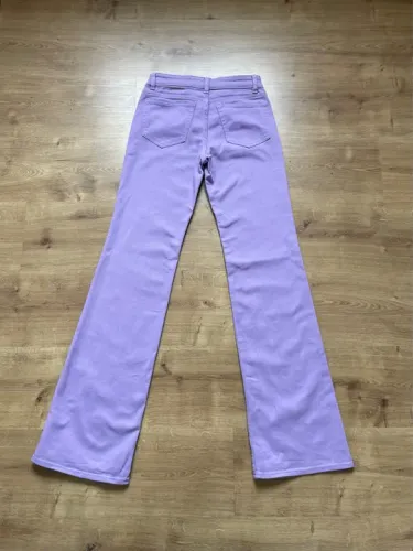 Calça jeans flare tam 32 lilás Divided