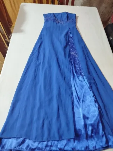 Vestido Madrinha azul royal 