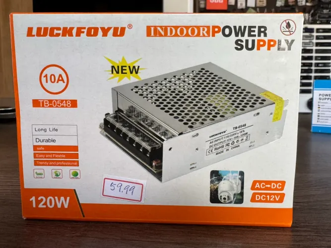 Fonte 12 volts 10 amperes na promoção só 59,00